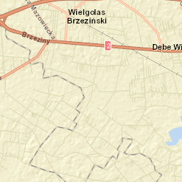 Dębe Wielkie Street Map