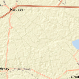 Kałuszyn Street Map