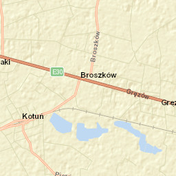 Kotuń Street Map