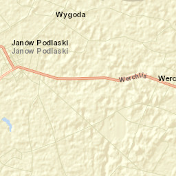 Janów Podlaski Street Map