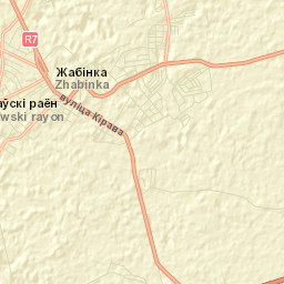 Zhabinka Street Map