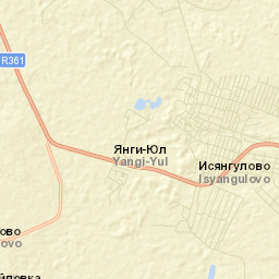Isyangulovo Street Map