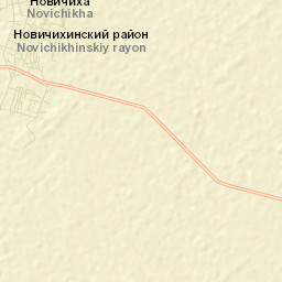 Novichikhinskiy Rayon Street Map