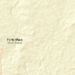 Ust’-Isha Street Map