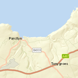 Aberporth Street Map