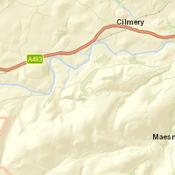 A483, Llangammarch Wells, Powys LD4 4BA Street Map
