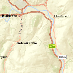 Station Road, Builth Wells, Powys LD2 3SR Street Map