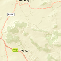 Raven's Causeway, Hereford, Herefordshire Street Map