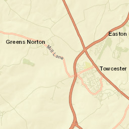Towcester Street Map