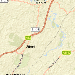 Wickham Market Street Map