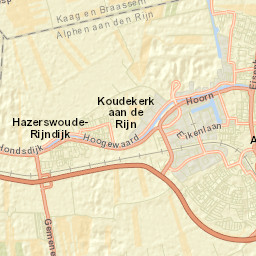 Alphen aan den Rijn Street Map
