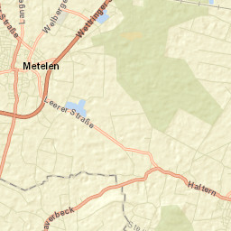 Metelen Street Map