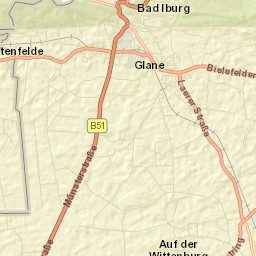 Bad Iburg Street Map