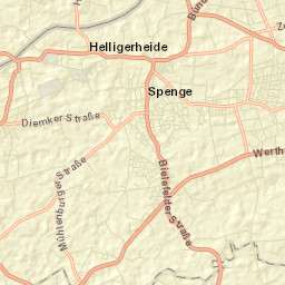 Spenge Street Map