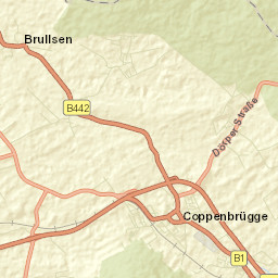 Coppenbrügge Street Map