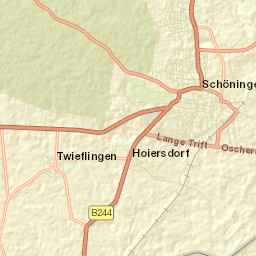 Schöningen Street Map