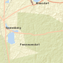 Sperenberg Street Map