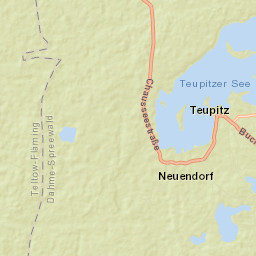 Teupitz Street Map