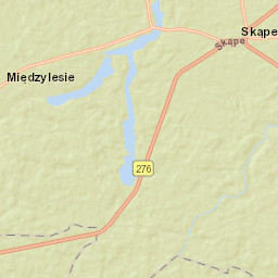 Międzylesie Street Map