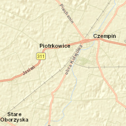 Czempiń Street Map