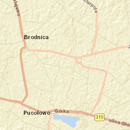 Brodnica Street Map
