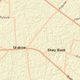 Grabów Street Map