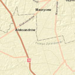 Guzów Street Map
