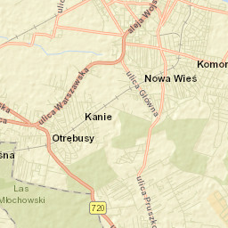 Otrębusy Street Map