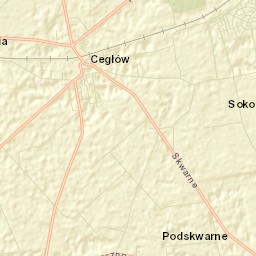 Cegłów Street Map