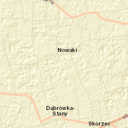 Skórzec Street Map
