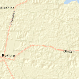 Rokitno Street Map