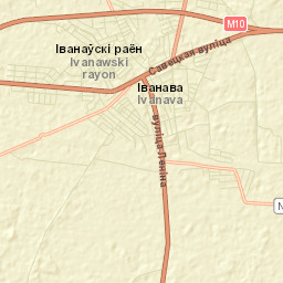 Ivanava Street Map