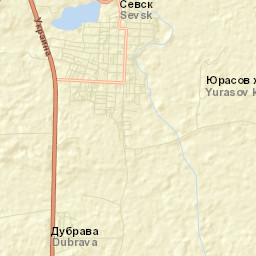 Sevsk Street Map