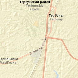 Terbuny Street Map