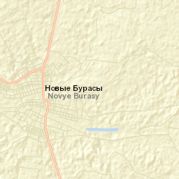 Novyye Burasy Street Map