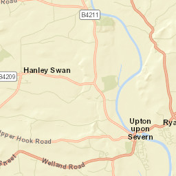 Upton upon Severn Street Map