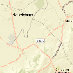 Honeybourne Street Map