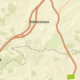Silverstone Street Map