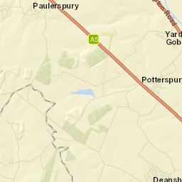 Potterspury Street Map