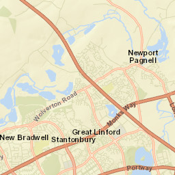 Milton Keynes Street Map