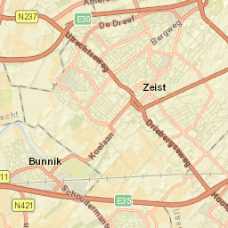 Zeist Street Map