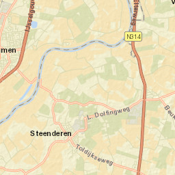 Steenderen Street Map