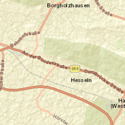 Borgholzhausen Street Map