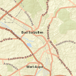 Bad Salzuflen Street Map