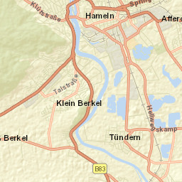 Hameln Street Map