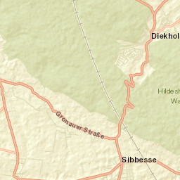 Diekholzen Street Map