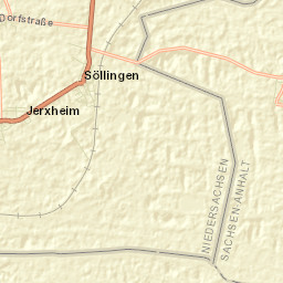 Jerxheim Street Map