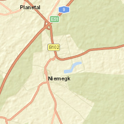 Niemegk Street Map