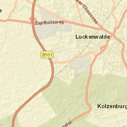Luckenwalde Street Map