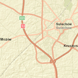 Sulechów Street Map